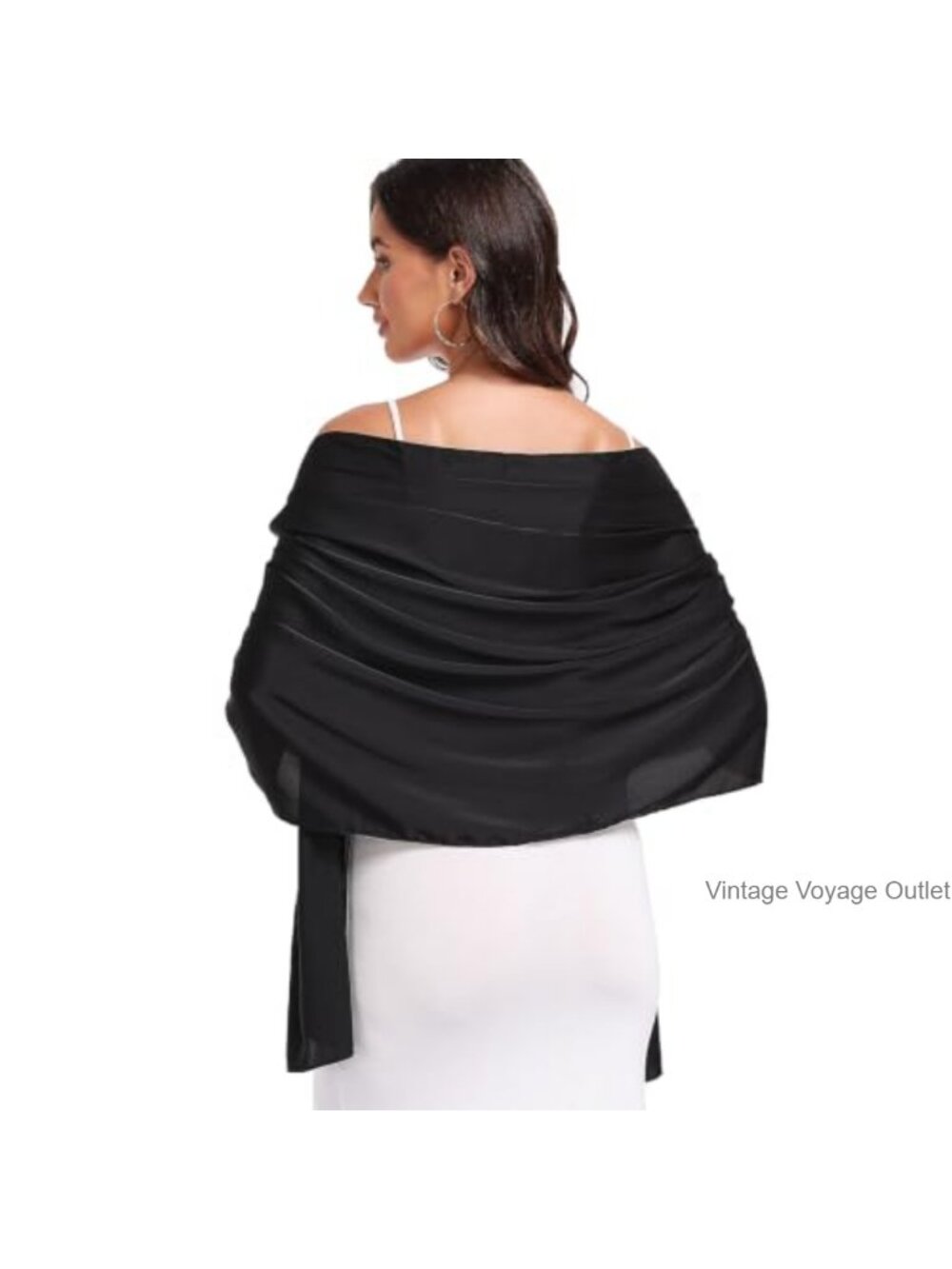 Satin Shawl Wrap for Evening Dresses Wedding Formal